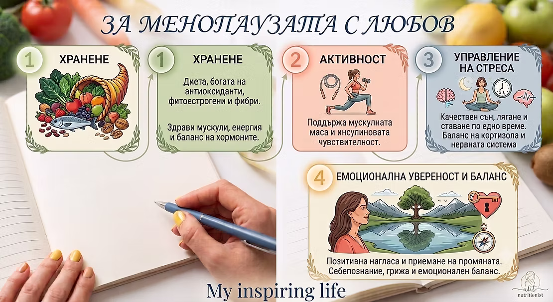 За менопаузата с любов